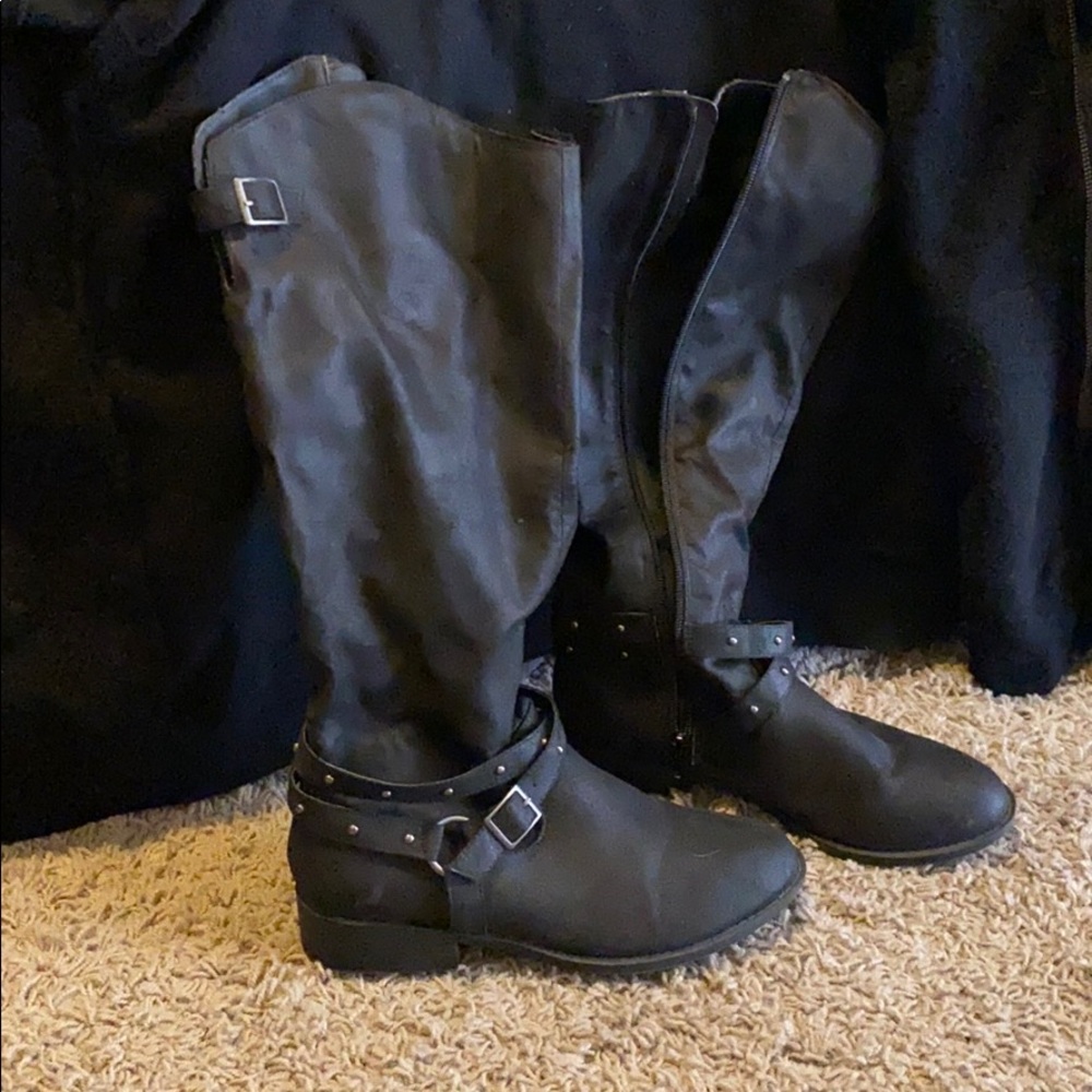 Just under the knee boots!